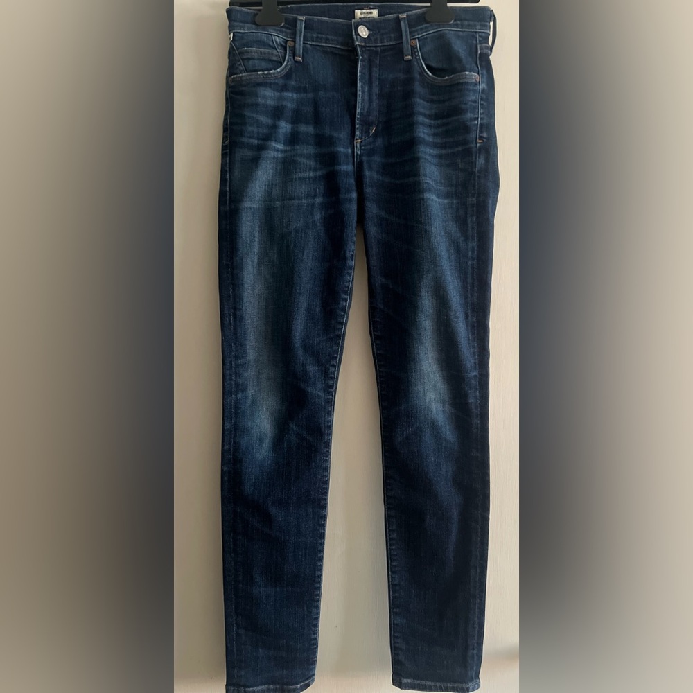 Citizens Of Humanity Dark Indigo High Rise Jeans
